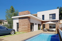 Luxuriöse 2-stöckige Villa mit privatem Pool