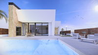 Premium-Villa mit Pool und Dachterrasse / San Pedro del Pinatar